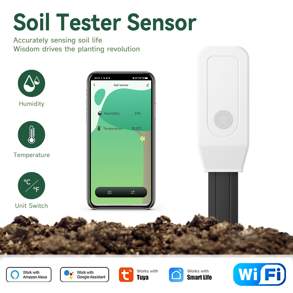 Plant Sensor - Tuya Akıllı WiFi Toprak Test Cihazı
