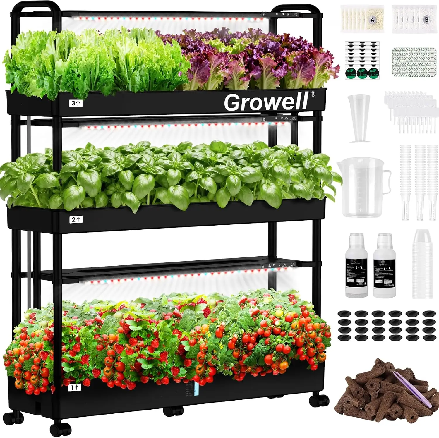 Hydroponic Grow Pod - Büyük Hidroponik Yetiştirme Sistemi Kiti, 90