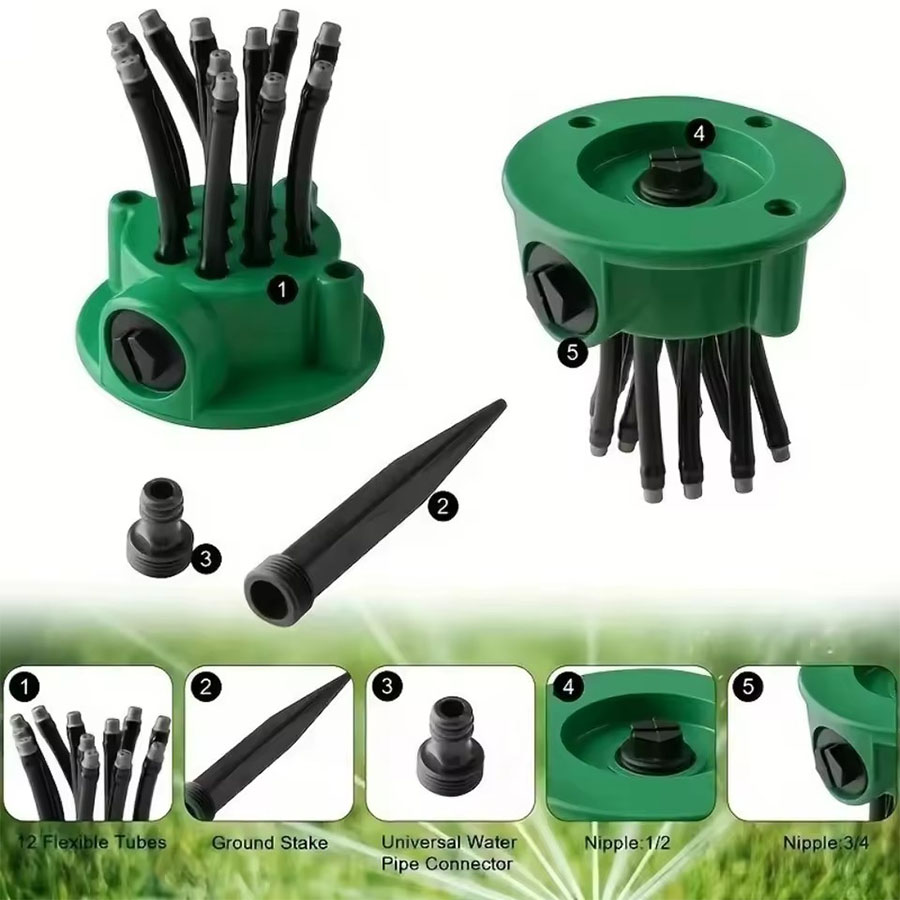 360 °   Otomatik Döner Bahçe Y - Automatic Watering incelemesi ve fiyatı